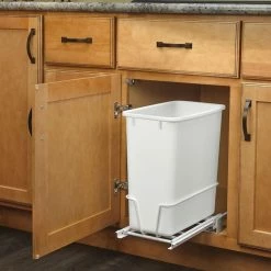 Rev-A-Shelf Pantry Organizers 20-Quart Plastic Pull Out Trash Can