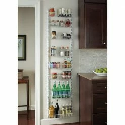 ClosetMaid Pantry Organizers 18-in W x 77-in H 8-Tier Door/Wall Mount Metal Door Organizer