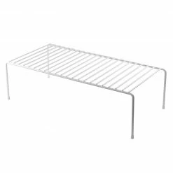 Style Selections Pantry Organizers 16.25-in W x 5.5-in H 1-Tier Freestanding Metal Plate Rack