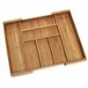 Style Selections Drawer Organizers 18.125-in x 13.125-in Wood Silverware Insert Drawer Organizer -Rubbermaid Fashion Sell 01433665