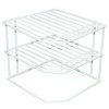 Style Selections Pantry Organizers 9.25-in W x 8.07-in H 3-Tier Freestanding Metal Plate Rack -Rubbermaid Fashion Sell 02266887