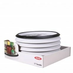 OXO Pantry Organizers 1-Tier Plastic Full Circle Tabletop Lazy Susan