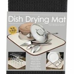 Thing Countertop Organizers 18-in W x 16-in L x 0.375-in H Microfiber Drying Mat