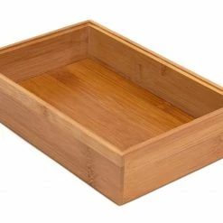 Style Selections Drawer Organizers 9-in x 6-in Bamboo Multi-use Insert Drawer Organizer