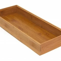 Style Selections Drawer Organizers 15-in x 6-in Bamboo Multi-use Insert Drawer Organizer