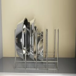 Style Selections Pantry Organizers 9.84-in W x 9.06-in H 1-Tier Freestanding Metal Cabinet Organizer -Rubbermaid Fashion Sell 04393199