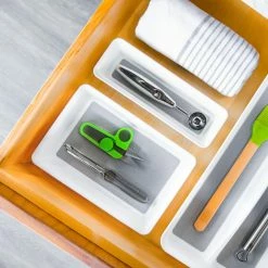 Style Selections Drawer Organizers 9.06-in x 6.13-in Plastic Multi-use Insert Drawer Organizer -Rubbermaid Fashion Sell 04415540