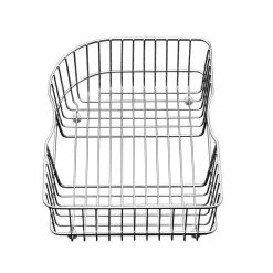 KOHLER Countertop Organizers 15.75-in W x 11.5-in L x 5.375-in H Stainless Steel Dish Rack
