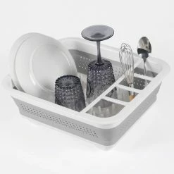 Madesmart Countertop Organizers 12.63-in W x 14.63-in L x 5.5-in H Plastic Dish Rack -Rubbermaid Fashion Sell 08794720