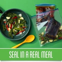 Ziploc Pantry Organizers Freezer Bag 38-Piece Quart Plastic Food Bag -Rubbermaid Fashion Sell 10335227