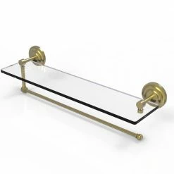 Allied Brass Countertop Organizers Metal Satin Brass Paper Towel Holder