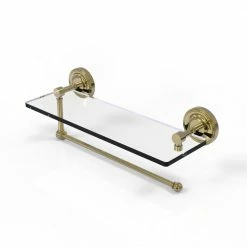 Allied Brass Countertop Organizers Metal Unlacquered Brass Paper Towel Holder
