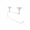 Allied Brass Countertop Organizers Metal Matte White Paper Towel Holder -Rubbermaid Fashion Sell 10830784