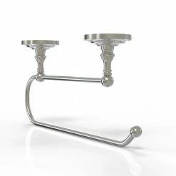 Allied Brass Countertop Organizers Metal Satin Nickel Paper Towel Holder