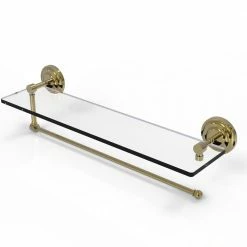 Allied Brass Countertop Organizers Metal Unlacquered Brass Paper Towel Holder