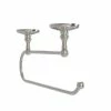 Allied Brass Countertop Organizers Metal Satin Nickel Paper Towel Holder -Rubbermaid Fashion Sell 10830805
