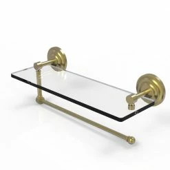 Allied Brass Countertop Organizers Metal Satin Brass Paper Towel Holder