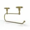 Allied Brass Countertop Organizers Metal Unlacquered Brass Paper Towel Holder -Rubbermaid Fashion Sell 10831857