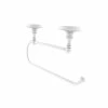 Allied Brass Paper Towel Holders Metal Matte White Paper Towel Holder -Rubbermaid Fashion Sell 10831877