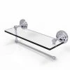 Allied Brass Countertop Organizers Metal Satin Chrome Paper Towel Holder -Rubbermaid Fashion Sell 10831884