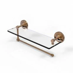 Allied Brass Countertop Organizers Metal Brushed Bronze Paper Towel Holder