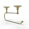 Allied Brass Countertop Organizers Metal Unlacquered Brass Paper Towel Holder -Rubbermaid Fashion Sell 10831898