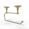 Allied Brass Countertop Organizers Metal Satin Brass Paper Towel Holder -Rubbermaid Fashion Sell 10869364