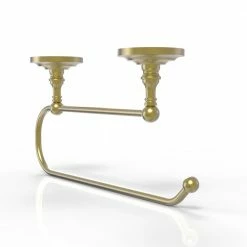 Allied Brass Countertop Organizers Metal Satin Brass Paper Towel Holder