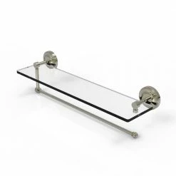Allied Brass Countertop Organizers Metal Polished Nickel Paper Towel Holder