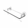 Allied Brass Countertop Organizers Metal Matte White Paper Towel Holder -Rubbermaid Fashion Sell 10907708