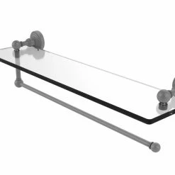 Allied Brass Countertop Organizers Metal Matte Gray Paper Towel Holder