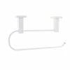 Allied Brass Countertop Organizers Metal Matte White Paper Towel Holder -Rubbermaid Fashion Sell 10914410