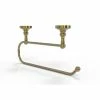 Allied Brass Countertop Organizers Metal Unlacquered Brass Paper Towel Holder -Rubbermaid Fashion Sell 10914916
