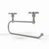 Allied Brass Countertop Organizers Metal Satin Nickel Paper Towel Holder -Rubbermaid Fashion Sell 10943893