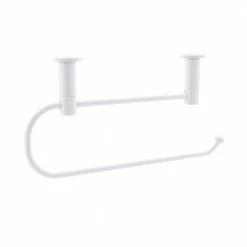 Allied Brass Countertop Organizers Metal Matte White Paper Towel Holder