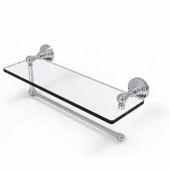 Allied Brass Countertop Organizers Metal Polished Chrome Paper Towel Holder