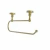 Allied Brass Countertop Organizers Metal Unlacquered Brass Paper Towel Holder -Rubbermaid Fashion Sell 11007642