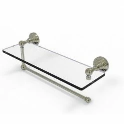 Allied Brass Countertop Organizers Metal Polished Nickel Paper Towel Holder