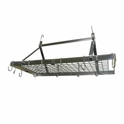 Range Kleen Pot Racks 32-in x 18.5-in Silver Pot Rack