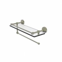 Allied Brass Countertop Organizers Metal Polished Nickel Paper Towel Holder