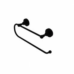 Allied Brass Countertop Organizers Metal Matte Black Paper Towel Holder