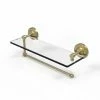 Allied Brass Countertop Organizers Metal Satin Brass Paper Towel Holder -Rubbermaid Fashion Sell 11300894