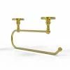 Allied Brass Countertop Organizers Metal Polished Brass Paper Towel Holder -Rubbermaid Fashion Sell 11301265