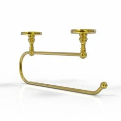 Allied Brass Countertop Organizers Metal Polished Brass Paper Towel Holder