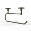 Allied Brass Countertop Organizers Metal Antique Brass Paper Towel Holder -Rubbermaid Fashion Sell 11301540