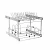 Simply Put Pantry Organizers 20.5-in W x 19.74-in H 2-Tier Pull Out Metal Soft Close Baskets & Organizers -Rubbermaid Fashion Sell 11411488