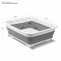 Madesmart Countertop Organizers 12.63-in W x 14.63-in L x 5.5-in H Plastic Dish Rack -Rubbermaid Fashion Sell 11446017