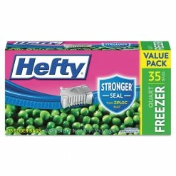Hefty Pantry Organizers 10 or More Piece Quart Plastic Food Bag