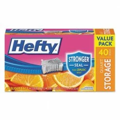 Hefty Pantry Organizers 10 or More Piece Quart Plastic Food Bag