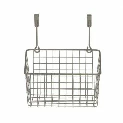 Style Selections Pantry Organizers 8-in W x 12-in H 1-Tier Over The Door Metal Baskets & Organizers